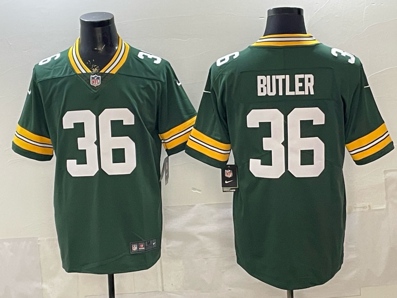 Men Green Bay Packers #36 Butler green 2026 Nike NFL Jersey 0401003